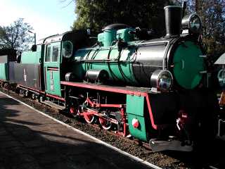 Lok im Museum der Schmalspurbahn in Gryfice