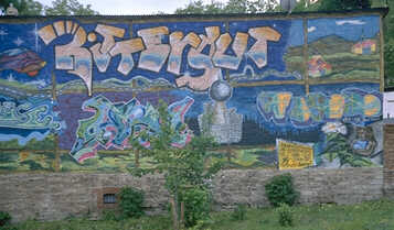 Rittergut L�tzensommern (Th�ringen) - Graffitti