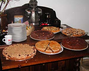 Kuchenbuffet bei Wolfgang