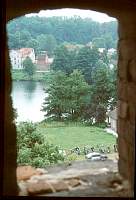 Aussicht vom Turm der Burg Lagow